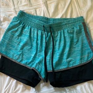 Champion shorts with tights